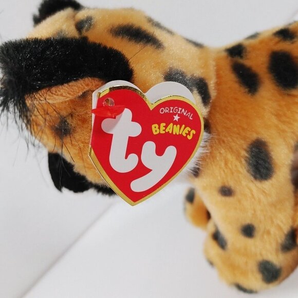 Ty Beanie Baby Larry the Lynx  Stuffed Plush Toy with TAGS - Picture 6 of 6